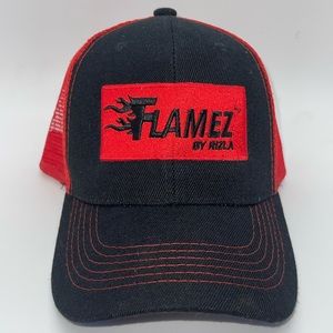 Flamez Trucker Hat (red/blk)